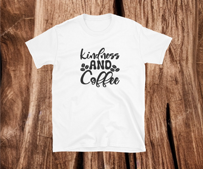 Kindness and Coffee - Heat Transfer Vinyl
