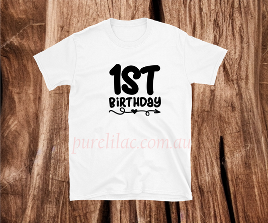 1st Birthday - Heat Transfer Vinyl