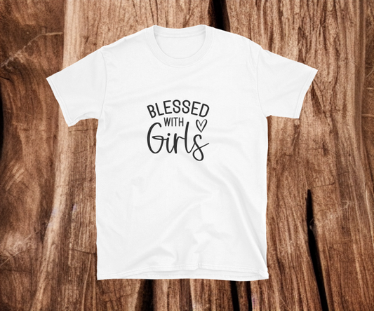 Blessed with Girls - Heat Transfer Vinyl